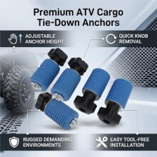 4 Stuks ATV-Knopankers van Rubber met een Gat van 7/16 Inch, Vervanging voor Vergrendelbare Spanbanden voor Algemeen Gebruik, Gemaakt van Rubber,