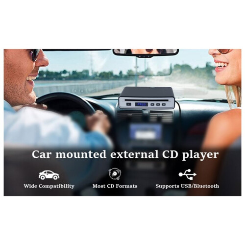 Portable External  CD Player for Car Type-C USB Connection  Speaker Android 4.4 and Above Navigation 2