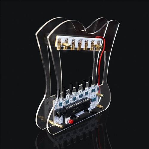 DIY Harp Kit,51 Microcontroller Electronic Harp for Electronics Fabrication, Educational Tool for Learning and Fun 1