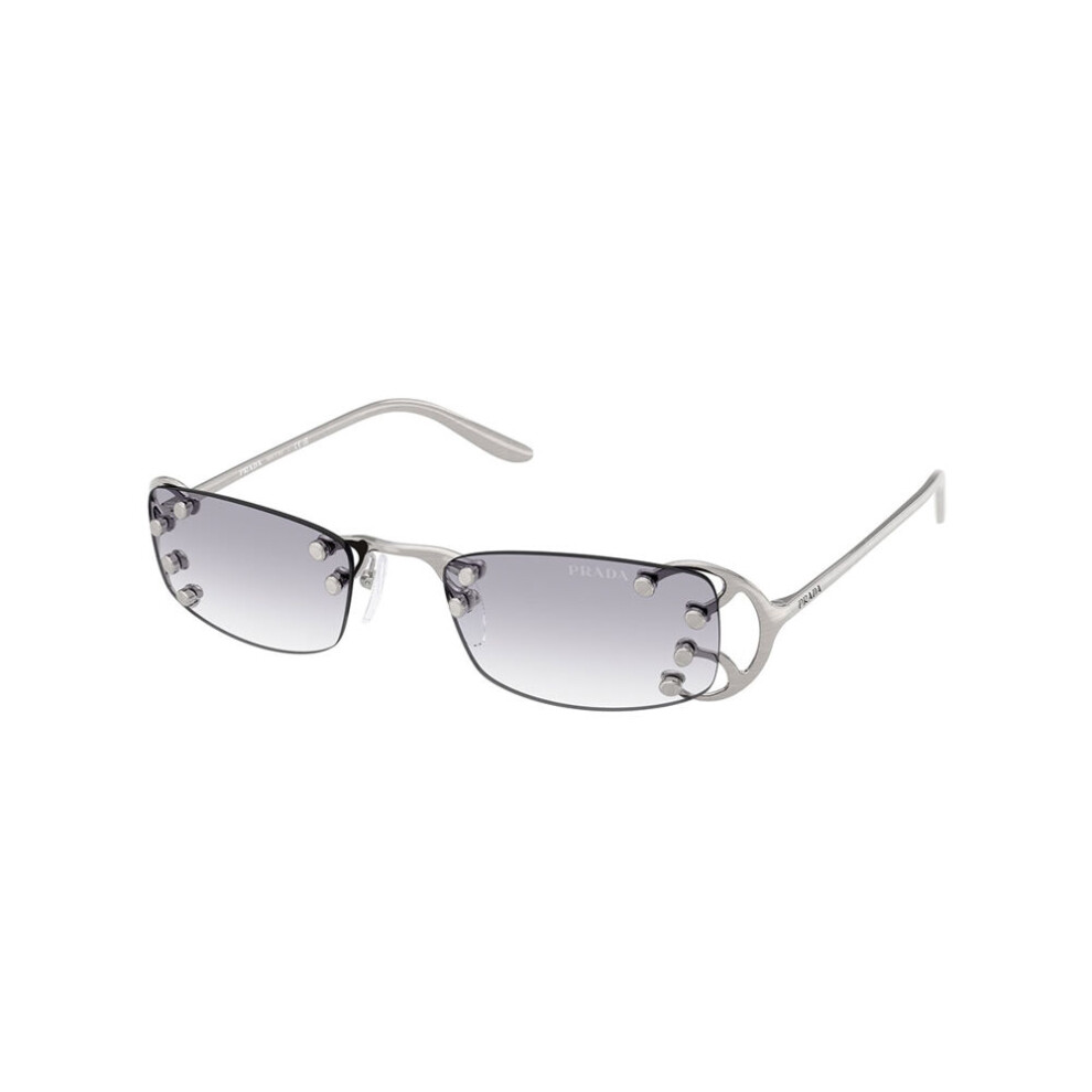 Prada , Sunglasses, Unisex, Gray, 52 Mm, Pr C57s Sunglasses - Image 3