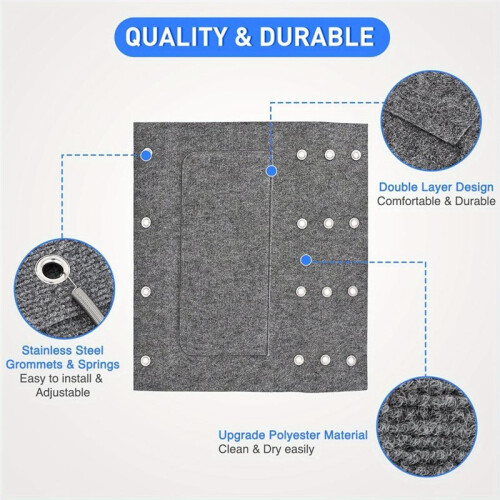 Coperture Antiscivolo per Gradini di , Ampie Moquette per Scale per Maggiore Sicurezza e Comfort 1