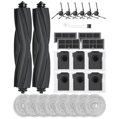 27 Pieces Accessories for Mova E40 Ultra / E50 Ultra Robot Vacuum Cleaner Replacement Accessories