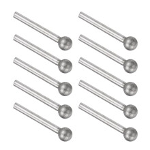 12-mm-Metallkugelfräser, Körnung 120, Kugelschleifkopf, Rotationsfräser, 6-mm-Schaft, zum Schnitzen, Polieren Von Schmuck, Stein und Glas