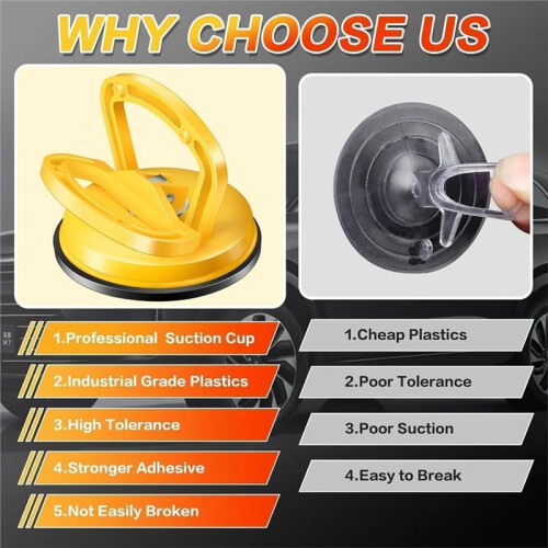Car Dent Puller Powerful Car Dent Removal Kit Suction Cup Dent Puller for Car Dent Repair Dent Remover Tool 1