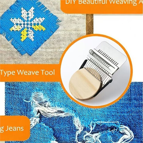 New Small Knitting Tools for Handmade and Personalized Designs (14-Needle Upgraded) Small Looms Darning Machine 1