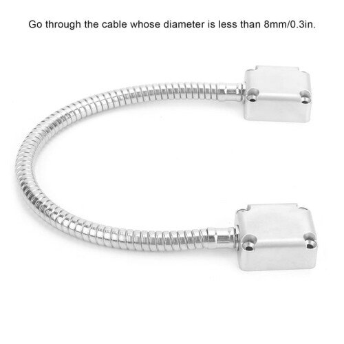 Door Loop Electric Stainless Steel Exposed Mounting Protection Sleeve for Control Lock 2