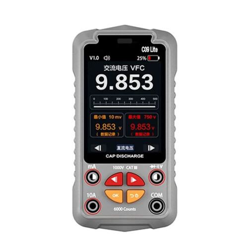Digital Multimeter, Auto Recognition Electrical Tester, Anti-Burn Design for Industrial Circuit Testing