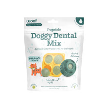 Woof Doggy Pupsicle Mix - Poudre Dentaire pour Chiens - Enzymes Postbiotiques pour Santé Bucco-Dentaire