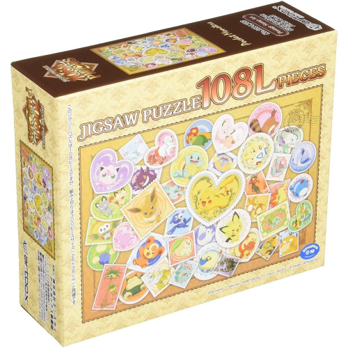 ensky - Pokémon - Art de Timbre, Puzzle de 108 Pièces