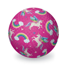 CROCODILE CREEK Ball de Terrain 7" Licornes Roses, 1 EA