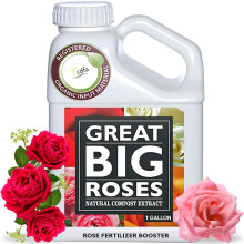Grandes Rosales - Abono para Suelo y Fertilizante para Crecer las Mejores Rosas y Flores, 1 Galón Concentrado
