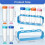 Test Tubes with Stand Science Kit with 16 Reusable Plastic Lab Tubes, with 4 Rack Holder, for Science Experiments 3