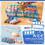 Test Tubes with Stand Science Kit with 16 Reusable Plastic Lab Tubes, with 4 Rack Holder, for Science Experiments 7