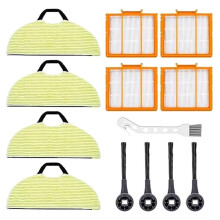 13-Teiliges Ersatzteilset für RV2610WA, RV2620WA und RV2410WD 2-in-1 Saugroboter, Inklusive Filter und Seitenbürsten