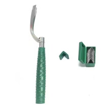 Stainless Steel Glue Scraper with 10 Replacement Blades, Adhesive and Sealant Removal Tool