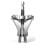 Broken Pipe Extractor Tool, 3-Jaw Pipe Thread Extractor for Drill, Upgraded 3-Jaw Broken Pipe Thread Extractor Tool 1