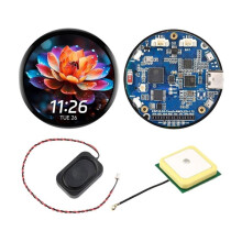 ESP32-S3 1,75-Calowa Okrągła Płytka Rozwojowa AMOLED GPS Touch 466 X 466 AMOLED Touch Display QSPI QMI8658 IMU RTC TF GPIO