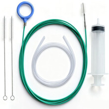 Kit Herramientas para Limpiar el Desagüe del Techo Corredizo del Automóvil, Cepillo 118 Pulgadas, 5 Piezas para Desagües Techos Corredizos,
