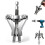 Broken Pipe Extractor Tool, 3-Jaw Pipe Thread Extractor for Drill, Upgraded 3-Jaw Broken Pipe Thread Extractor Tool 2
