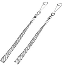 2 Pcs 1/2 in Wire Pulling Grip Mesh Metal Cable Puller Socks Wire Tools for Electrical Grips Light and Heavy Cables