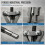 Broken Pipe Extractor Tool, 3-Jaw Pipe Thread Extractor for Drill, Upgraded 3-Jaw Broken Pipe Thread Extractor Tool 6