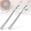 2 Pcs 1/2 in Wire Pulling Grip Mesh Metal Cable Puller Socks Wire Tools for Electrical Grips Light and Heavy Cables 2