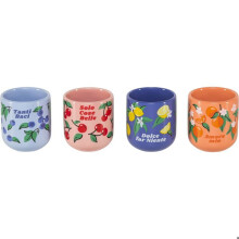 Bialetti set van 4 kleine glazen fruitmarkt