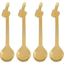 Bialetti Set van 4 espressolepels, Vrolijke Herinneringen