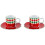 Bialetti Kit Bialetti 2 xícaras + pires, tricolor 1