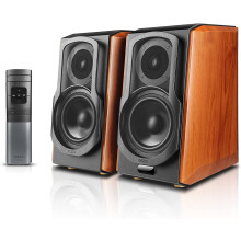 Edifier S1000W WiFi/Airplay Bluetooth Active Bookshelf Speakers Works with Alexa