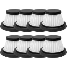 8-Teiliges Ersatzfilterset für Den Duck Compact Akku-Staubsauger (Waschbar und Wiederverwendbar, HEPA-Filter)