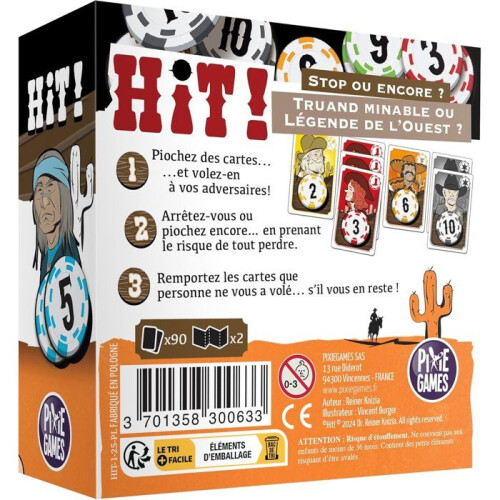 Kartenspiel - PIXIEGAMES - Treffer! - Stopp oder Weiter - Bluff - Ab 8 Jahren 1