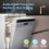COMFEE' 45cm Slimline Dishwasher, 10 Place Settings, Stainless Steel 5