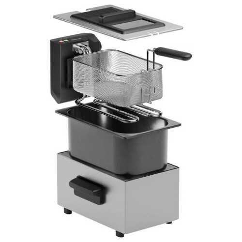Tristar Friteuse 3 l 2000 W argent, noir 2