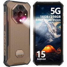 (Gold) Ulefone Armor X16 Pro,16GB 256GB,6.56"Inch