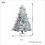 7ft Snowy Pre-Lit Noble Fir Christmas Tree 2