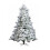 7ft Snowy Pre-Lit Noble Fir Christmas Tree 7