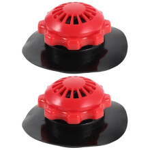2Pcs Pressure Relief Valve Inflatable Boat Kayak Air Release Plug with Mesh Cover