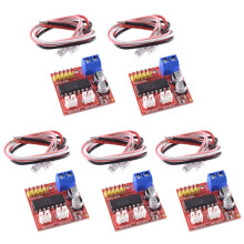 5PCS MX1919 2-CH Motor Drive Module 2.5A Dual H-Bridge Stepper Motor Driver Board PWM Speed Control for Car Robot
