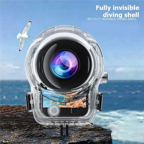 Invisible Dive Housing Case for Osmo 360 Panoramic Camera (Gen 1 & 2) 60m Waterproof Underwater Protective Shell 1