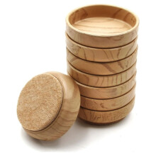 Floor Cups 60mm/ 2.4 Inch Round Furniture Castors Non Slip Floor Protector for Chair Legs Furniture (8 Pieces)