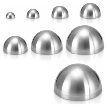 8 Pcs Stainless Steel Pottery Molds , 1-6in Portable Ceramic Top Forms Tool, Pottery Plate Press Tool,for DIY
