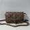 (Brown) Fresh Macaron Color Presbyopic Saddle Bag Retro Flip Design 1