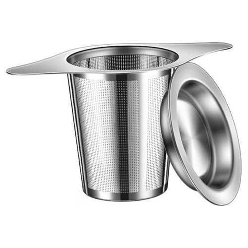 Tea Infuser for Loose Leaf Tea,Stainless Steel Loose Leaf Tea with Drip Tray, Extra Fine Mesh Tea Strainer Diffuser