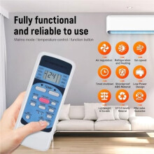 Fjärrkontroll för Luftkonditionering för Midea för R51M/E-Serien, Ersättning för Luftkonditioneringskontroller, Direkt Användning