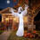Living And Home 9 FT Halloween Inflatable Ghost Decoration with LED Lights 1