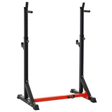 Barbell Rack, Width and Height Adjustable Dip Stand, Bench Press Rack for Home Gym Weight Lifting Fitness Workout, Max Load 150kg