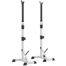 Weights Bar Barbell Rack Squat Stand Adjustable Portable Weight Lifting Max Load 200kg, Suitable For Home Gym Training Work Out