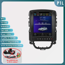 Hizpo Autoradio, 9,7 Zoll Android 13, 4Core 1G 16G, CarPlay und GPS für Opel Astra J und Buick Verano