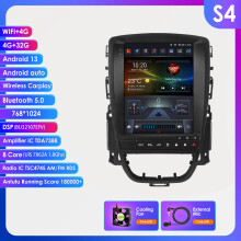 Hizpo Autoradio, 9,7 Zoll Android 13, kabelloses CarPlay, 4GB RAM, 32GB Speicher, für Opel Astra J und Buick Verano